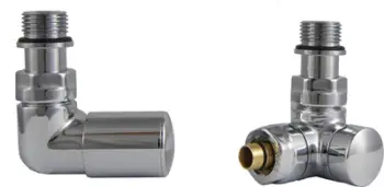 Set termostatik radiatori Vario Term Vision VIR02P, lidhje G 1/2, version i djathtë, krom