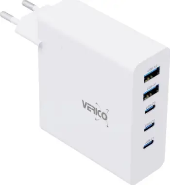Karikues Verico Mojo 4OJ ABGWE1 N1, 140W GaN, 5 dalje, i bardhë