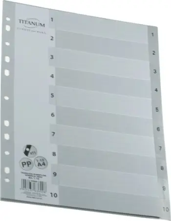 Ndarës numerik Titanium (IN10), e hirtë