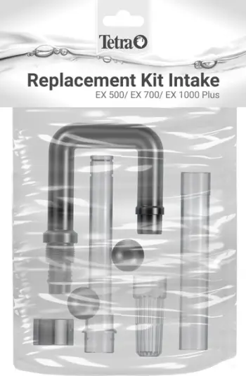 Set thithës për filtër akuariumi Tetra EX 500 700 1000 Plus, pjesë zëvendësuese, i zi