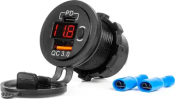 Karikues veture AMiO 04222, 2 porta, Quick Charge 3.0, i zi