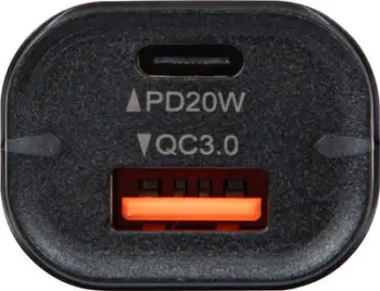 Karikues veture Gembird G38B, USB dhe USB C, 38W, i zi