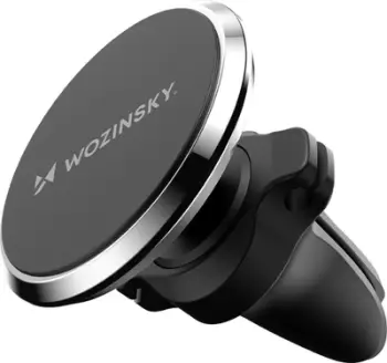 Mbajtëse magnetike telefoni Wozinsky WUMKO, për grilë ajri veture, universale, e zezë