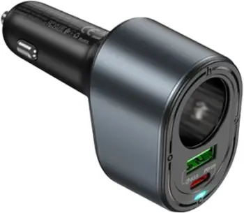 Karikues veture Hoco Z56, 35W, 3A, 2 porta USB, me extender, i zi