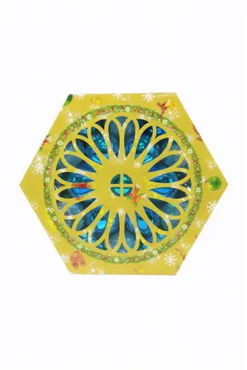 Set Topash dekorues 6cm 19/1, blu. UNIMIKS