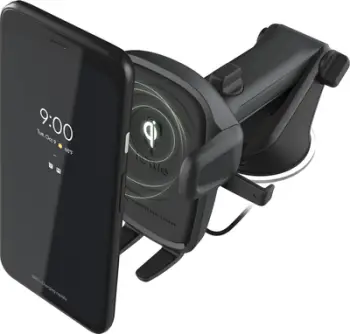 Mbajtëse makine iOttie Easy One Touch Wireless 2, karikim Qi, montim në pult dhe xham, e zezë