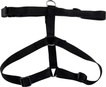 Hamor për qen Zolux, i rregullueshëm 45 deri 70 cm, gjerësi 2.5 cm, i zi
