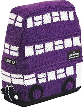 Set thurjeje Wizarding World Knit Kits Harry Potter Knight Bus Doorstop, komplet kreativ, i purpurt