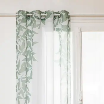 Perde dekorative Atmosphera Interior Designer, etamine, 140x240 cm, jeshile