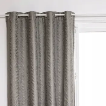 Perde blackout Atmosphera Dana, 140x240cm, jacquard, gri