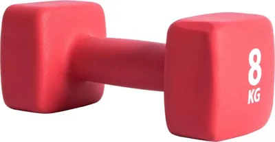 Hantel neopreni Pure2Improve, 8 kg, e kuqe - 2