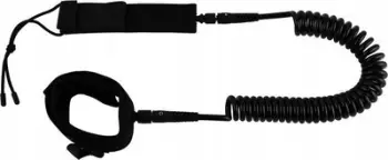 Lidhëse sigurie për SUP Master Safety Leash, spirale, e zezë