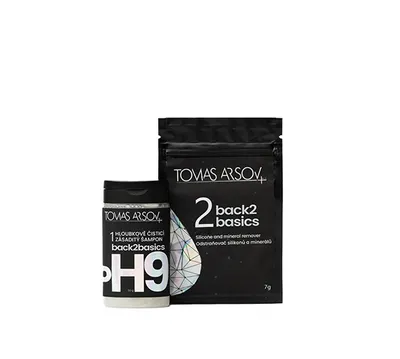Set Tomas Arsov Back2Basics - shampon alkaline 150g + pluhur mbartës 27g - 1