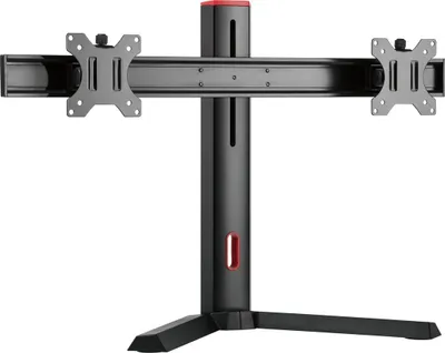 Mbajtëse monitorësh Alterzone Pro Duo, për 2 monitorë 17"-27", alumini, e zezë - 1