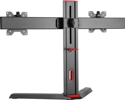Mbajtëse monitorësh Alterzone Pro Duo, për 2 monitorë 17"-27", alumini, e zezë - 2