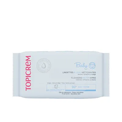 Faculeta të lagura TopiCrem Baby Wet Wipes, 60 copë - 1