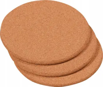 Ndenjëse tenxheresh Kesper Cork Pot Stand, set 3 copë, 20cm, kafe