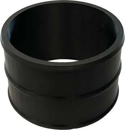 Adaptor plastik ajri pa markë, connector slide 51mm, i zi - 1
