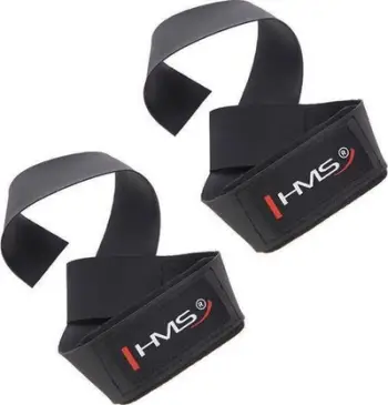 Rripa trajnimi për deadlift HMS F4433, material SBR, set 2 copë, të zinj