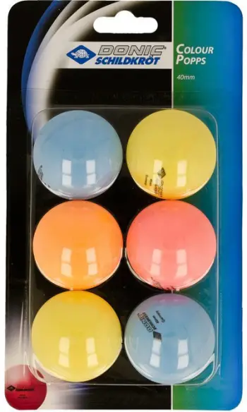 Set topa pingpongu Donic, 6 copë