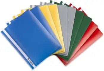 Dosje Elba Flat File A4 PP, set 10 copë, ngjyra të përziera