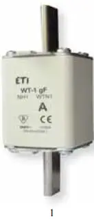 Lidhje e siguresës Eti-Polam WT-1/gF NH1 200A gF 500V
