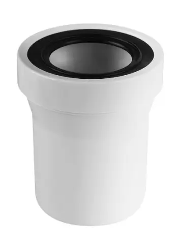 Lidhje e shkurtër kanalizimi McAlpine WCE-CON1-150MM, 97–107mm, dalje 110mm, e bardhë