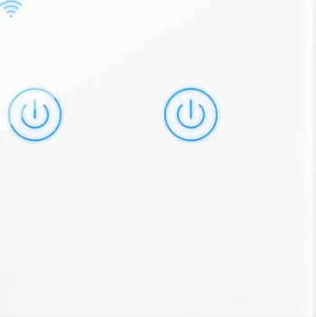 Ndërprerës inteligjent me prekje BLOW 72-088, WiFi, 2 kanale, i bardhë