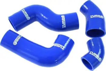 Set tuba silikoni TurboWorks për marrje ajri, Audi A3 2.0 FSI, rezistencë deri 200°C, blu