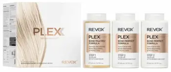 Set trajtimi flokësh Revox Plex Decoded Hair Lot, 3 copë, për flokë të dëmtuar