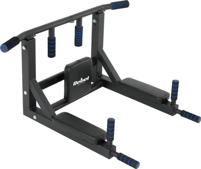 Stacion ushtrimesh Rebel Wall Mount, pull up dhe dip, max 200kg, i zi - 1