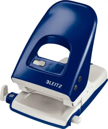 Perforator letrash Leitz 5138, 40 fletë, blu