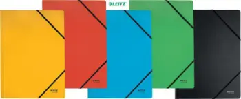 Dosje kartoni Leitz Recycle, A4, me kapëse elastike, e gjelbër
