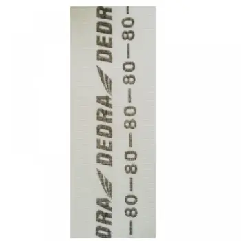 Rrjetë gërryese 105x280mm me pjesëza 80