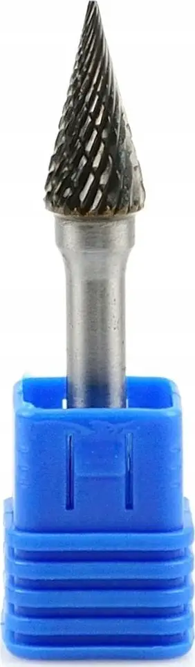 Lima rrotulluese për metal Ingco, 10x20mm, bisht 6mm, karbit tungsteni