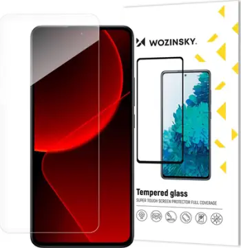 Stakllë mbrojtëse Wozinsky për Xiaomi 13T 13T Pro, xham i fortifikuar 9H, transparente