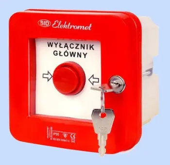 Ndërprerës kryesor Elektromet WGZp-4s, 2NO 2NC 12A, IP55, gri