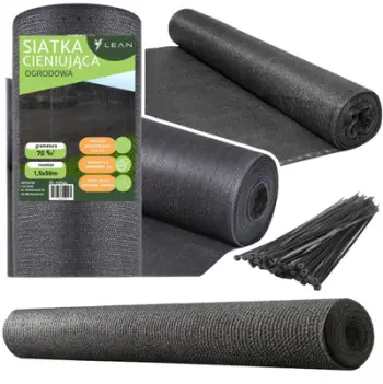 Rrjetë hijezuese për gardh Agrotextil, 1.5 x 50 m, 70 g/m², gri
