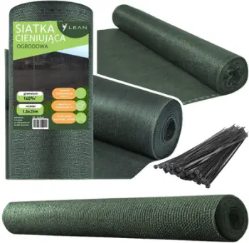 Rrjetë mbrojtëse për gardh Shade Net Masking, 1.5 x 25 m, 140 g/m², jeshile