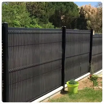 Rrjetë mbuluese Lean për gardh, 1.5m, 25m, gri - 4