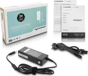 Adaptuer karikues Movano për Dell Latitude, 19.5V 4.62A 90W, pin 7.4x5.0 mm, i zi