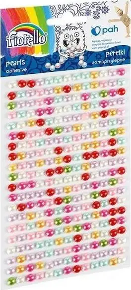 Perla dekorative ngjitëse Fiorello Self-Adhesive Pearls Mix, set miks, shumëngjyrëshe