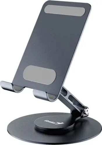 Standi Genius G-Stand M100, për telefona dhe tabletë deri 10", metal silikon, i zi
