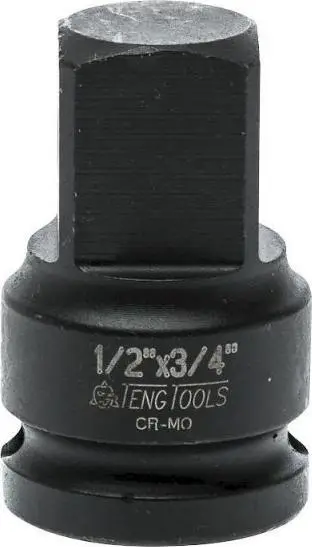 Adaptues goditës Teng Tools Impact, 1/2" në 3/4", standard ANSI