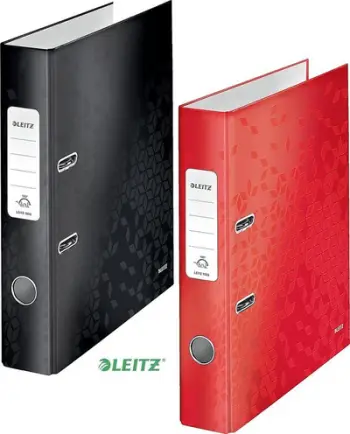 Dosje Leitz Lever Arch File 180 WOW, A4, 50mm, e kuqe, set 10 copë