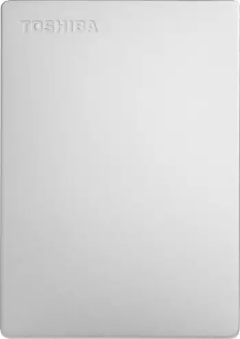 Hard disk i jashtëm Toshiba Canvio Slim, 1TB, USB 3.0, argjendtë