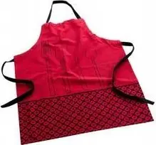 Përparëse kuzhine Douceur d'intérieur Cotton Kitchen, pambuk i ricikluar, 84 x 60 cm, e kuqe