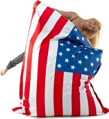 Karrige beanbag XXL Sako, 180x140 cm, ngjyrë e zezë