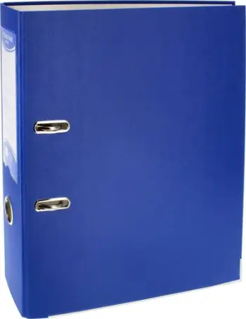 Dosje klasore Starpak A4, shpinë 75mm, karton i fortë, blu