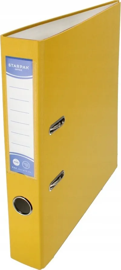 Dosje klasore Starpak File Binder 187497, A4, 50 mm, e verdhë - 2